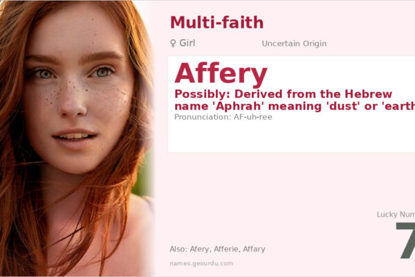 Affery Name Meaning — Origin, Gender & Details (2025)