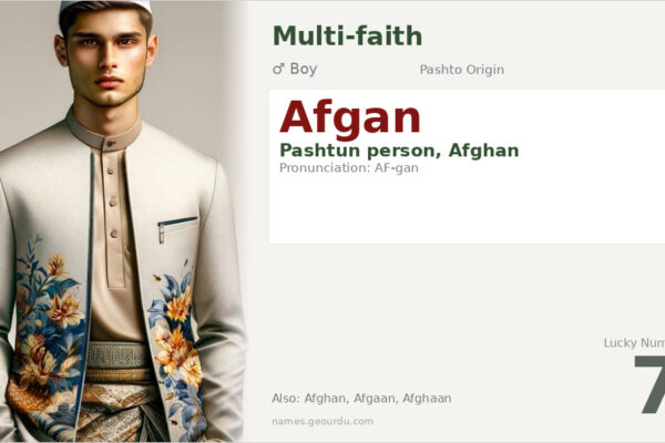 Afgan Name Meaning — Pashto Origin, Boy Name & Cultural Significance (2025)