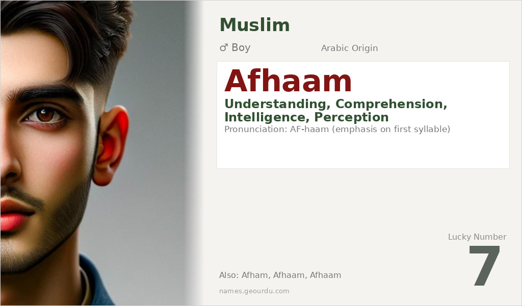 Afhaam Name Meaning and Details