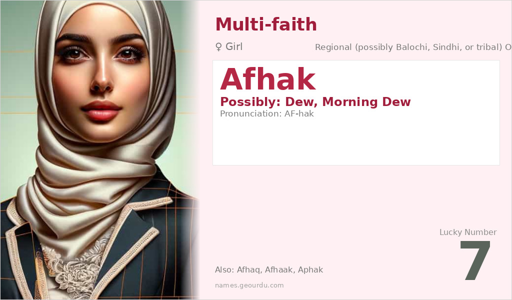 Afhak Name Meaning and Details