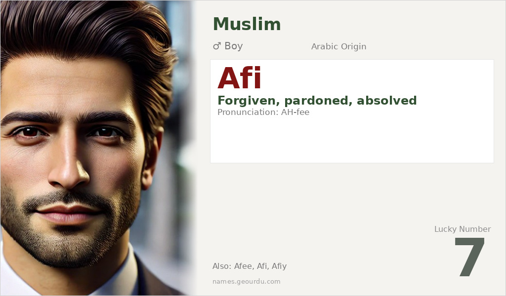 Afi Name Meaning and Details