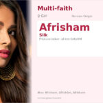 Afrisham Name Meaning and Details
