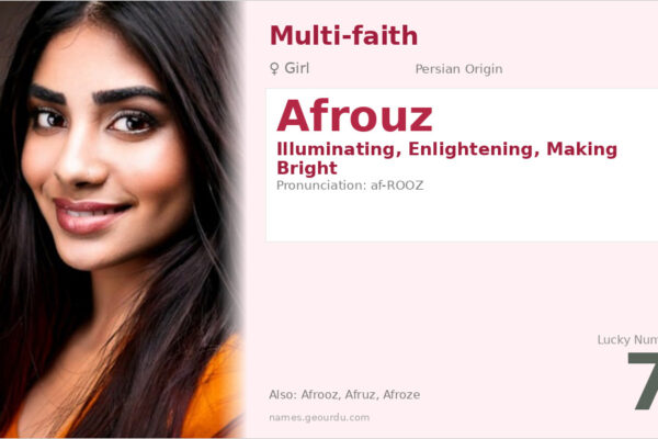 Afrouz Name Meaning — Persian Origin, Girl Name & Details (2025)