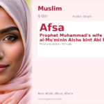 Afsa Name Meaning and Details