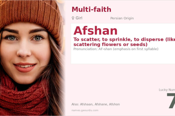 Afshan Name Meaning — Persian Origin, Girl Name & Details (2025)