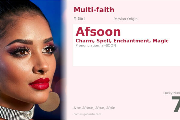 Afsoon Name Meaning — Persian Origin, Girl Name & Details (2025)