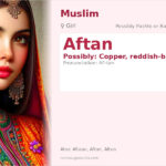 Aftan Name Meaning and Details