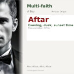 Aftar Name Meaning and Details