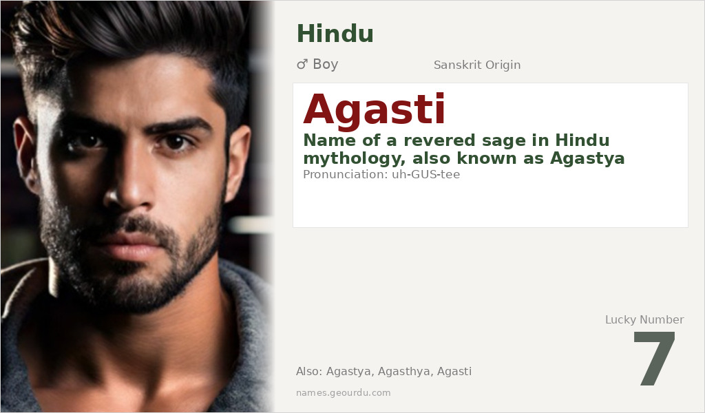 Agasti Name Meaning and Details