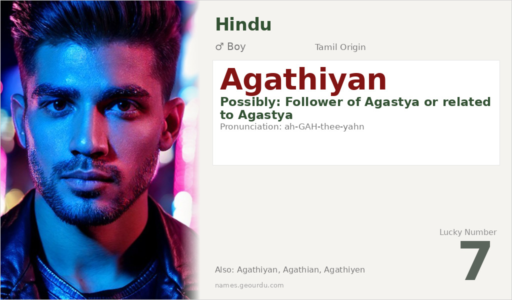 Agathiyan Name Meaning and Details