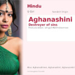 Aghanashini Name Meaning and Details