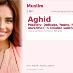 Aghid Name Meaning and Details