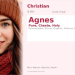 Agnes Name Meaning and Details