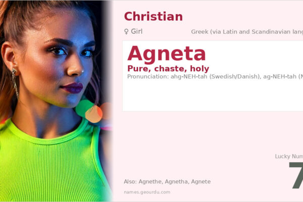 Agneta Name Meaning — Pure, Scandinavian Origin & Details (2025)