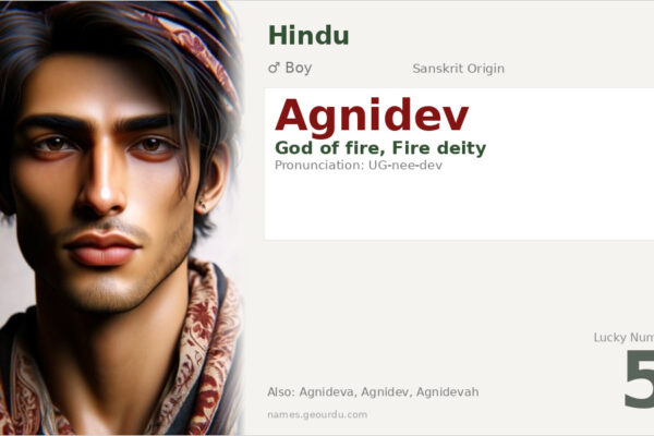 Agnidev Meaning — Sanskrit Origin, Boy Name & Details (2025)