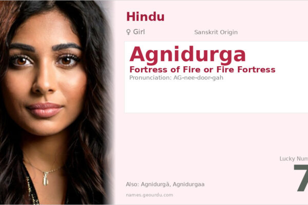 Agnidurga Meaning — Sanskrit Origin, Girl Name & Details (2025)