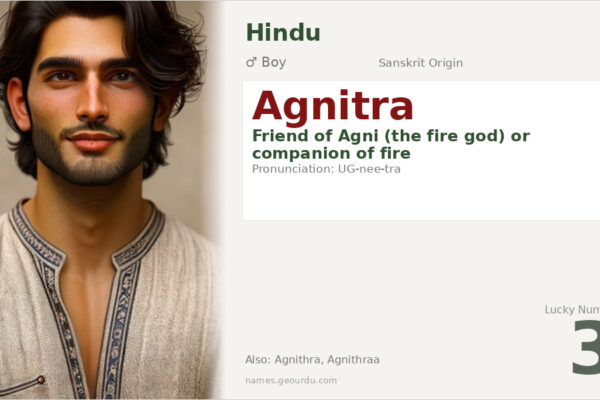 Agnitra Name Meaning — Sanskrit Origin, Boy Name & Hindu Tradition (2025)