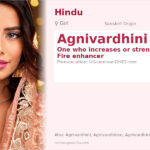 Agnivardhini Name Meaning and Details