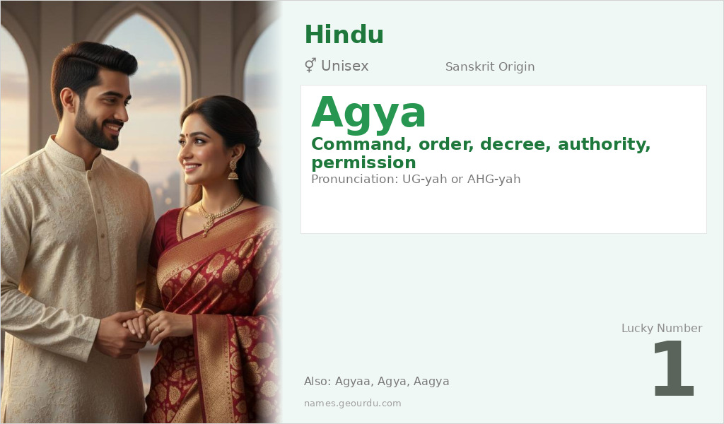 Agya Name Meaning and Details