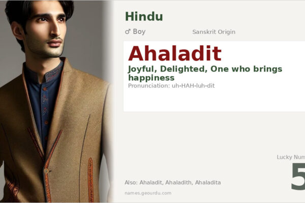 Ahaladit Name Meaning — Sanskrit Origin, Boy Hindu Name & Details (2025)
