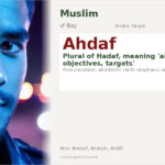 Ahdaf Name Meaning and Details