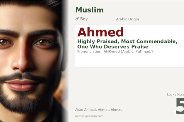 Ahmed Name Meaning — Arabic Origin, Boy Name & Islamic Significance (2025)