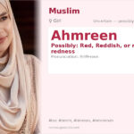 Ahmreen Name Meaning and Details