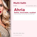 Ahria Name Meaning and Details