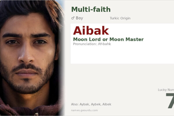 Aibak Name Meaning — Turkic Origin, Moon Lord & Historical Significance