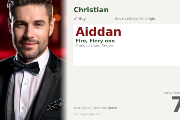 Aiddan Name Meaning — Fire Origin, Boy Name & Details (2025)
