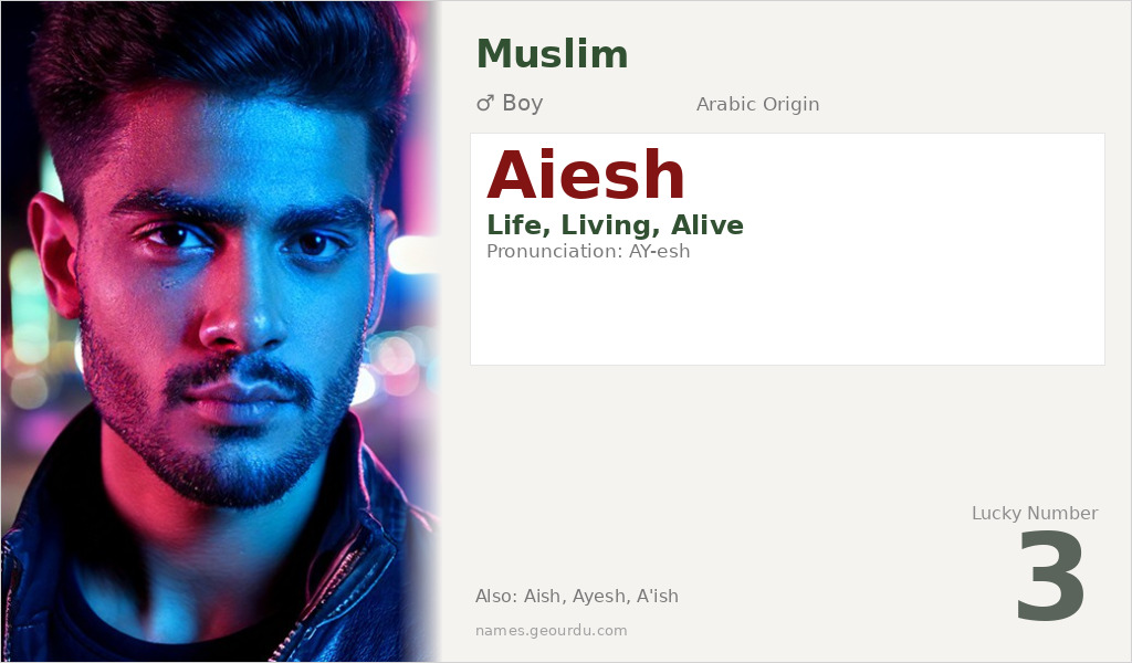Aiesh Name Meaning and Details