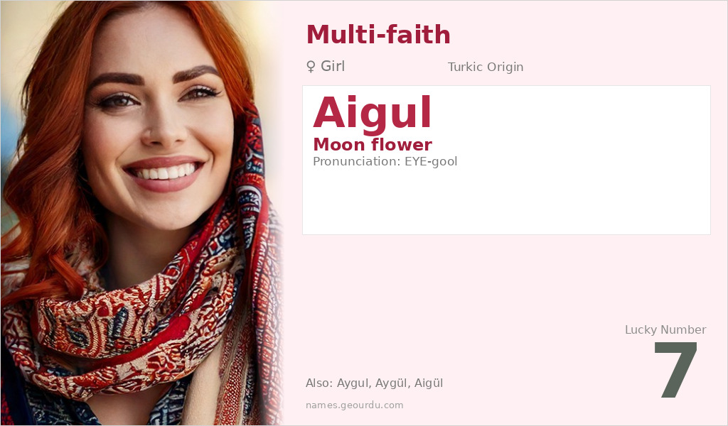 Aigul Name Meaning and Details