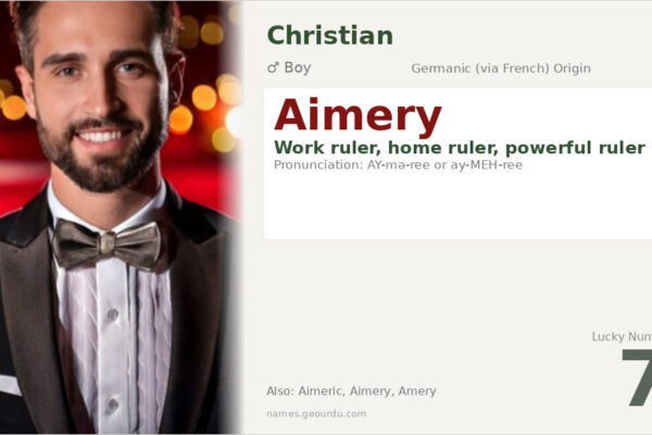 Aimery Name Meaning — Germanic Origin, Boy Name & History (2025)