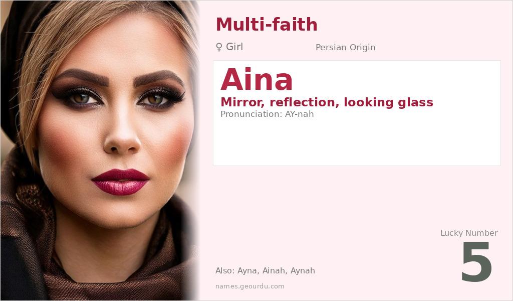 Aina Name Meaning and Details