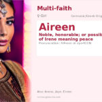 Aireen Name Meaning and Details