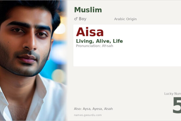 Aisa Name Meaning — Arabic Origin, Boy Name & Details (2025)
