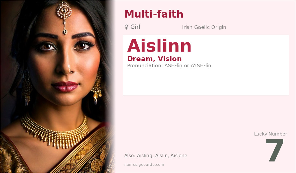 Aislinn Name Meaning and Details