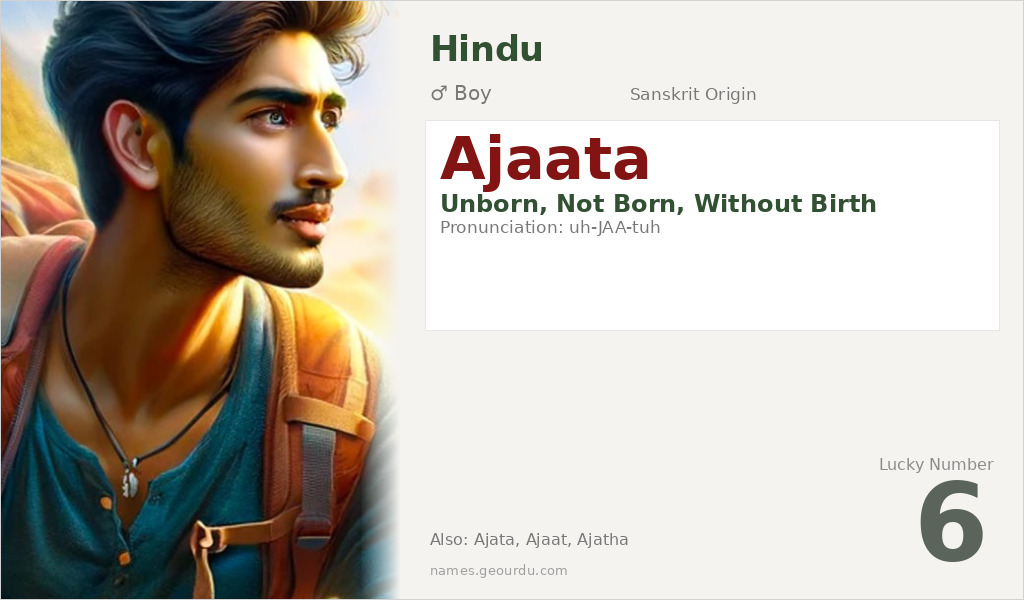 Ajaata Name Meaning and Details