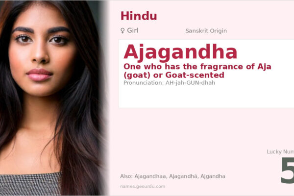 Ajagandha Meaning — Sanskrit Origin, Girl Name & Details (2025)