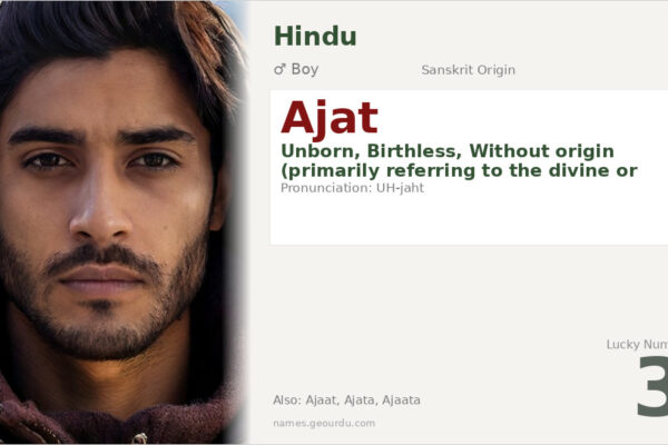 Ajat Name Meaning — Sanskrit Origin, Boy Name & Spiritual Significance