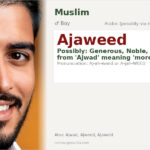 Ajaweed Name Meaning and Details