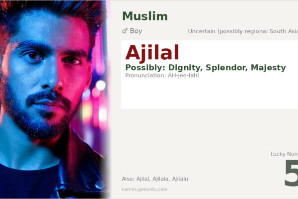 Ajilal Name Meaning — Origin, Gender & Details (2025)