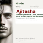 Ajitesha Name Meaning and Details