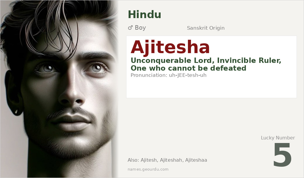 Ajitesha Name Meaning and Details