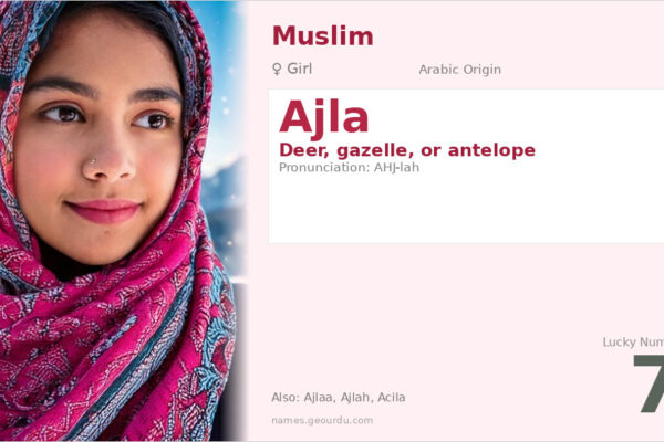 Ajla Name Meaning — Origin, Gender & Details (2025)