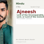 Ajneesh Name Meaning and Details