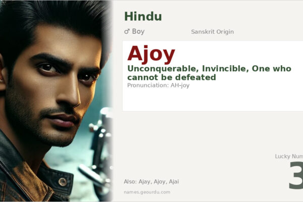 Ajoy Name Meaning — Origin, Gender & Details (2025)