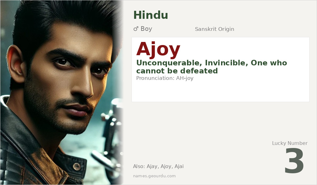 Ajoy Name Meaning and Details