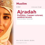 Ajradah Name Meaning and Details