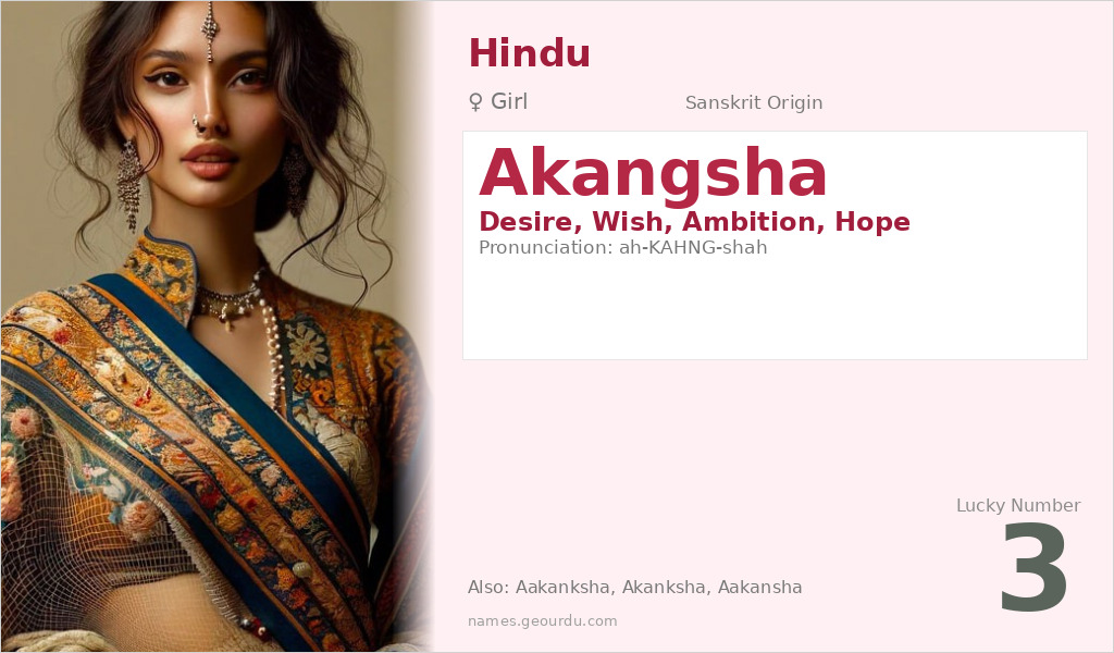Akangsha Name Meaning and Details